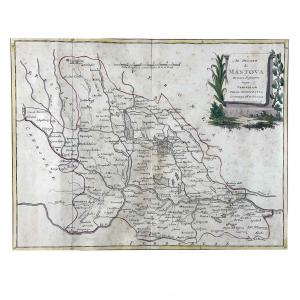 Zatta Antonio il Ducato di Mantova di Nuova Proiezione Venezia 1781