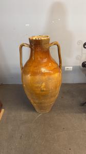 Antico grande orcio Capasone Pugliese XIX contenitore olio 106x55