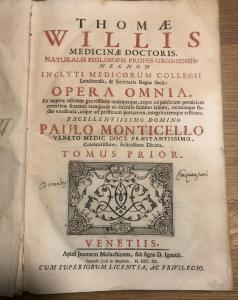 Thomas Willis - Opera Omnia - 1720