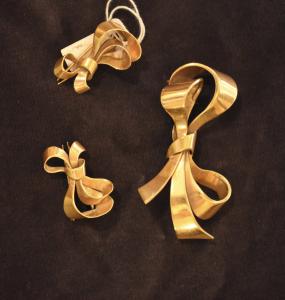 Parure in oro francese epoca 1940