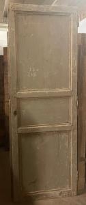 PTE146 - Puerta simple lacada, época del siglo XIX, medidas cm L 77 x H 218