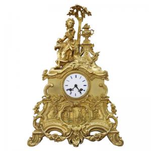 Orologio antico parigina in bronzo dorato secolo XIX PREZZO TRATTABILE