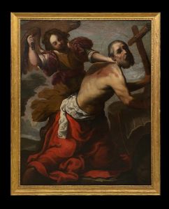 Scuola Napoletana (XVIII Secolo) - San Girolamo flagellato dagli angeli