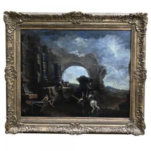 Gran Paisaje con Ruinas del siglo XVIII