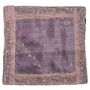 Cuscino con antico sari indiano - B/173-1.