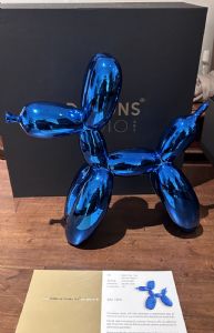 Jeef Koons - Ballon dog L Blue