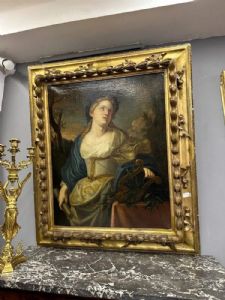 
Dipinto olio su tela - Allegoria della Musica, XVIII Secolo