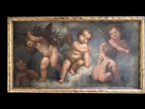 PAREJA DE PINTURAS AL ÓLEO SOBRE LIENZO
