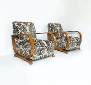 Par de sillones Art Déco 1940 estilo Thonet