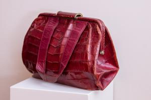 Borsa vintage in coccodrillo 