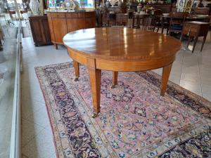 Mesa ovalada estilo art decó 79 - 164 x 135