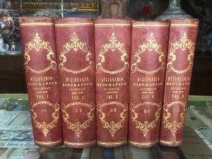 DICCIONARIO BIOGRÁFICO UNIVERSAL - 1840 5 VOL.