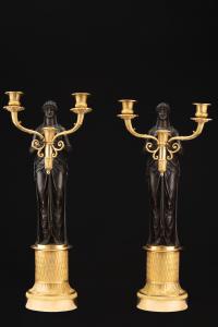 Par de candelabros atribuidos a P.P. Thomire