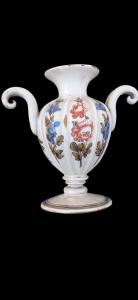 Raro vaso in maiolica , manifattura Antonibon di Nove di Bassano, XVIII secolo