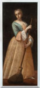 Maestro veneziano (XVIII sec.) - Maschera di Colombina.