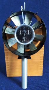 Anemometro con cofanetto in legno - Filotecnica - Milano 1957