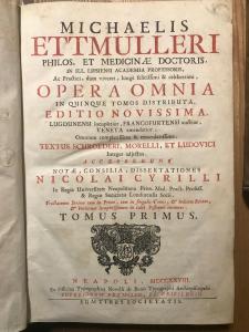 Medicina Michaelis Ettmulleri Opera Omnia 1728 Opera Completa 5 Volúmenes En Folio