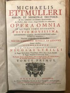 Medicina Michaelis Ettmulleri Opera Omnia 1728 Opera Completa 5 Volumi In Folio