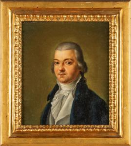 Ritratto di nobiluomo, scuola piemontese secolo XVIII, olio su tela
