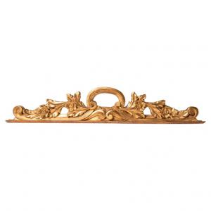 Cornisa doble de madera dorada - O/4916 -
