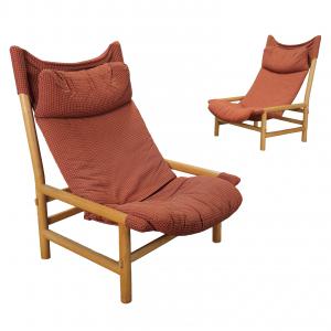 Dos sillones 'Carmina' de Carlo Santi para Arflex
