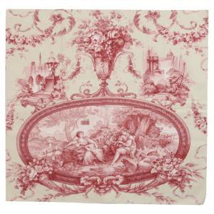 Panel de tela con paisaje en rosa - B/3000-3.