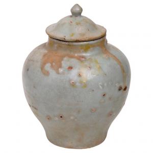 Antica piccola giara CINA con coperchio - O/1641 -