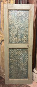 PTL699 - Puerta de madera lacada, época del siglo XIX, medidas cm L 70 x H 191