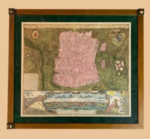 Matthaus Seutter (1678-1757) -hermoso mapa de Madrid hasta 1730
    