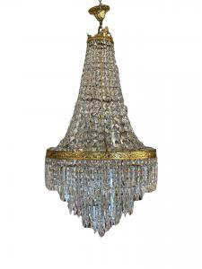 Lampadario stile impero restaurato 
