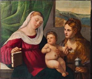 Madonna con Niño y Santa María Magdalena