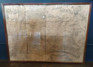 Mappa del Lazio XVII sec.