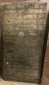 PTCR513 - Puerta rústica con clavos, época del siglo XIX, medidas cm L 89 x H 182