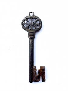 Llave veneciana del siglo XVI-XVII