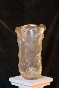 VASO DI MURANO “AD ONDE” opera unica e firmata del maestro ENRICO CAMMOZZO