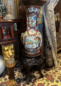 Gran jarrón japonés