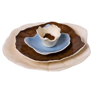 Composición de platos grandes en vidrio de Murano - O/5970 -