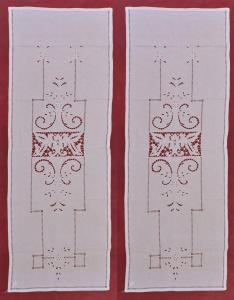 Coppia tendine antiche - B/296 -