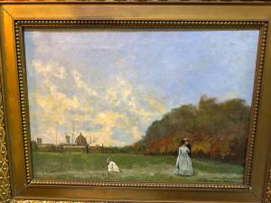 Dipinto olio su tela Parco Firenze