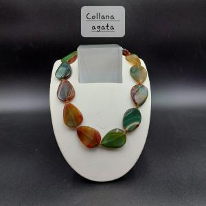 Collar de piedra ágata