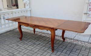 Tavolo rettangolare allungabile. 298l massima x 160lx100 chiuso