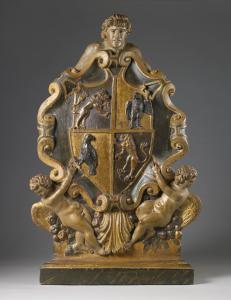 Escudo heráldico, Norte de Italia, siglo XVII