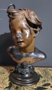 Pequeño busto de bronce - CA/1462