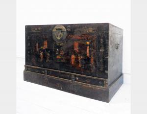 Cofre antiguo de madera de olmo de Pekín Art 3352A