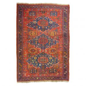 Antigua alfombra SUMAKH grande de colección privada - (558)