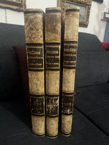 Palladio Las Fábricas y Las Termas Romanas 1872 Tres Vol. En Folio. Completo