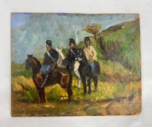 Pintura sobre madera contrachapada