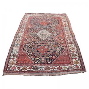 Alfombra persa Shiraz, medidas 233 x 152, Oriente Medio, siglo XX. PRECIO NEGOCIABLE