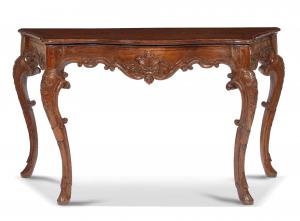 Console in legno di noce