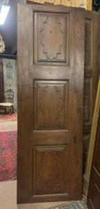 PTI750 - Puerta de madera de nogal, medidas cm L 73 x H 214